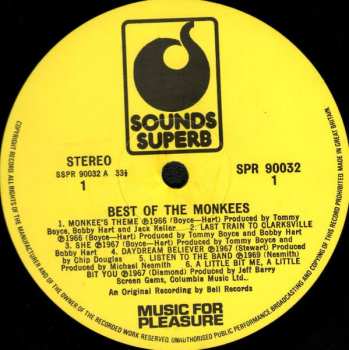 LP The Monkees: Best Of The Monkees