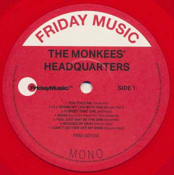 LP The Monkees: Headquarters CLR