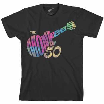 Merch The Monkees: Póló Guitar Discography 