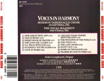CD Mormon Tabernacle Choir: Voices In Harmony