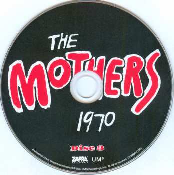 4CD/Dobozkészlet The Mothers: The Mothers 1970 LTD