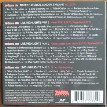4CD/Dobozkészlet The Mothers: The Mothers 1970 LTD