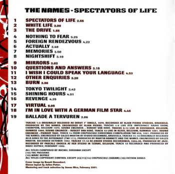 CD The Names: Spectators Of Life