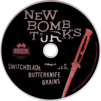 CD The New Bomb Turks: Switchblade Tongues, Butterknife Brains