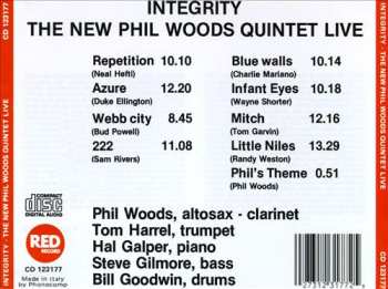 2CD The Phil Woods Quintet: Integrity - The New Phil Woods Quintet Live
