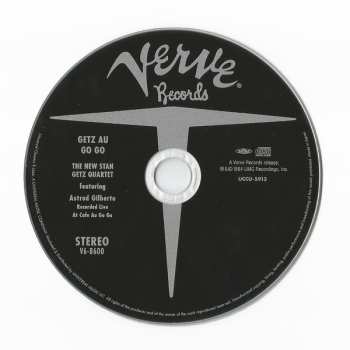 CD The New Stan Getz Quartet: Getz Au Go Go