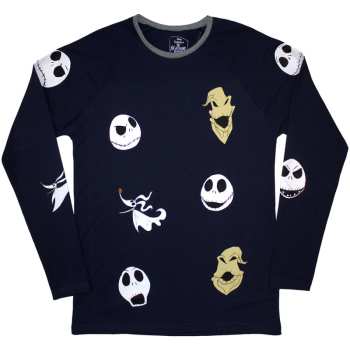 Merch The Nightmare Before Christmas: Long Sleeve Póló Character Heads