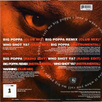 LP Notorious B.I.G.: Big Poppa - Remix (rsd 2025)