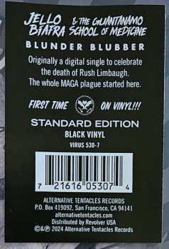 SP Jello Biafra And The Guantanamo School Of Medicine: I Fucked A Republican / Blunder Blubber