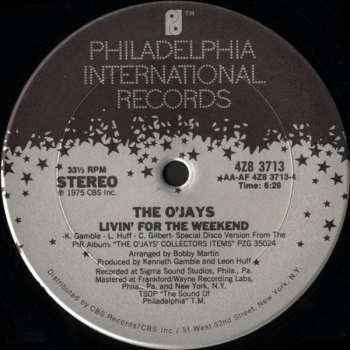 LP The O'Jays: I Love Music / Livin' For The Weekend
