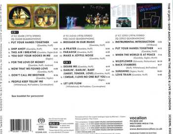2SACD The O'Jays: Ship Ahoy, Message In The Music & Live In London