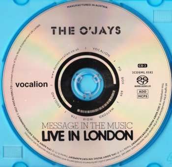 2SACD The O'Jays: Ship Ahoy, Message In The Music & Live In London