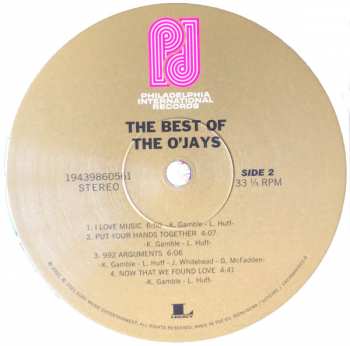2LP The O'Jays: The Best Of The O'Jays
