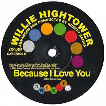 SP Willie Hightower: No Time For You / Because I Love You