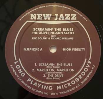 LP Eric Dolphy: Screamin' The Blues