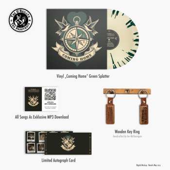 LP The O'Reillys & The Paddyhats: Coming Home (limited Special Edition) (green Splatter Vinyl)
