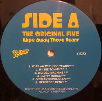 LP The Original Five: Wipe Away Those Years