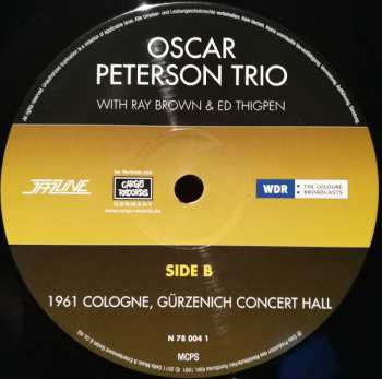 2LP Ray Brown: 1961, Cologne Gürzenich Concert Hall