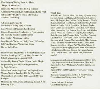 CD The Pains Of Being Pure At Heart: Days Of Abandon DIGI