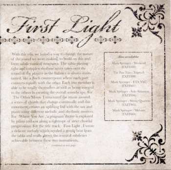 CD Mark Springer: First Light