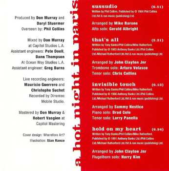 CD The Phil Collins Big Band: A Hot Night In Paris