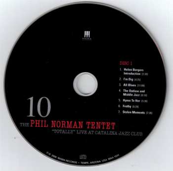 2CD The Phil Norman Tentet: 10. Totally Live At Catalina Jazz Club - In Memoriam Of Bob Florence