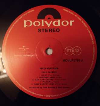 LP The Pink Fairies: Never-Neverland