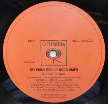 LP Fleetwood Mac: The Pious Bird Of Good Omen