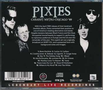 CD Pixies: Cabaret Metro Chicago '89