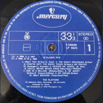 LP The Platters: 20 Classic Hits