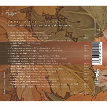 CD The Playfords: Fa Una Canzone - Italian Dance Music And Love Songs Of The Renaissance