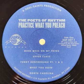 LP The Poets Of Rhythm: Practice What You Preach