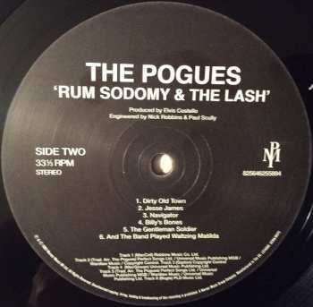 LP The Pogues: Rum Sodomy & The Lash