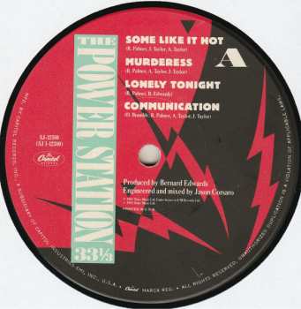 LP The Power Station: The Power Station 33⅓