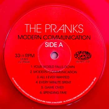 LP The Pranks: Modern Communication CLR