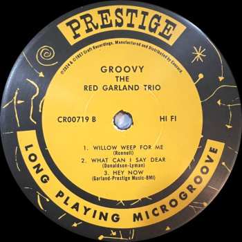 LP The Red Garland Trio: Groovy