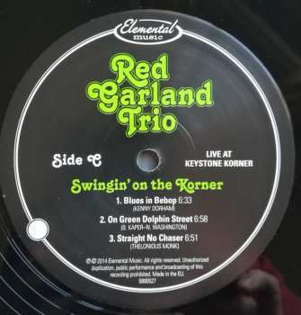 3LP The Red Garland Trio: Swingin' On The Korner: Live at Keystone Korner LTD | NUM