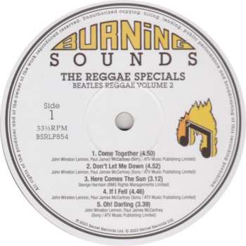 LP The Reggae Specials: Beatles Reggae Volume 2
