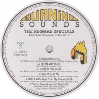 LP The Reggae Specials: Beatles Reggae Volume 2