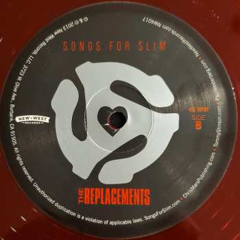 LP The Replacements: Songs For Slim CLR