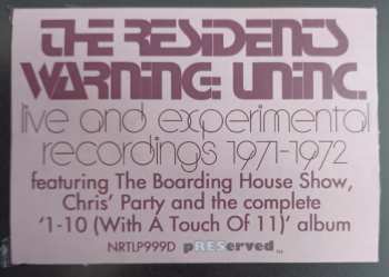 2LP The Residents: Warning: Uninc. (Live And Experimental Recordings 1971-1972)