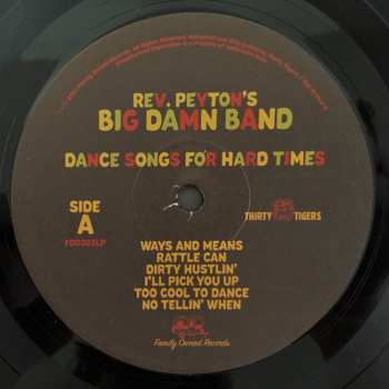 LP The Reverend Peyton's Big Damn Band: Dance Songs For Hard Times