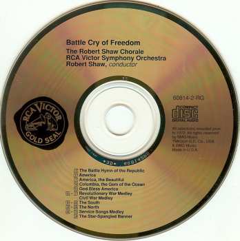 CD RCA Victor Symphony Orchestra: Battle Cry Of Freedom