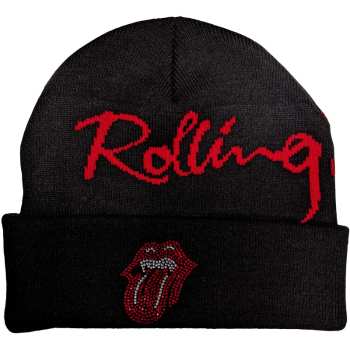 Merch The Rolling Stones: Sapka Embellished Classic Tongue