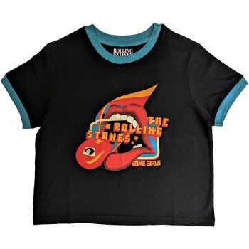 Merch The Rolling Stones: Női Crop Top Some Girls Lick