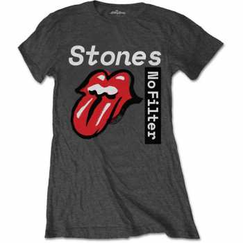 Merch The Rolling Stones: Női Póló No Filter Text 