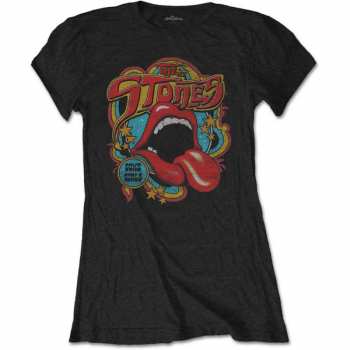 Merch The Rolling Stones: Női Póló Retro 70s Vibe 