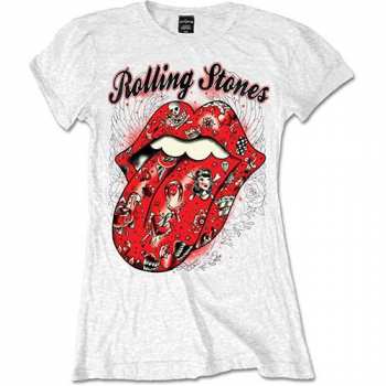 Merch The Rolling Stones: Női Póló Tattoo Flash 