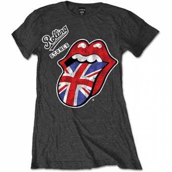 Merch The Rolling Stones: Női Póló Vintage British Tongue 