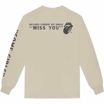 Merch The Rolling Stones: The Rolling Stones Unisex Long Sleeve T-shirt: Some Girls (back & Sleeve Print) (small) S